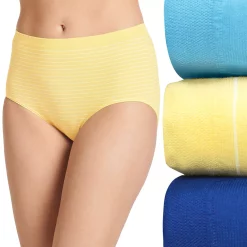 Women's Jockey® Comfies 3-pk. Brief Panty Set 3348 -Hot Sale Adult Shop 1728841 Calypso Asst