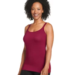 Women's Jockey® Elance Supersoft Camisole 2074 -Hot Sale Adult Shop 1729268 Dark Cherry