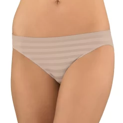 Women's Jockey® Comfies Striped Bikini Panty 1305 -Hot Sale Adult Shop 1729301 Gray Seed