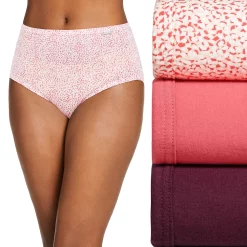 Women's Jockey® Elance 3-Pack Briefs Panty Set 1484 -Hot Sale Adult Shop 1729625 Apple Blossom