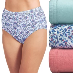Women's Jockey® Elance 3-Pack Briefs Panty Set 1484 -Hot Sale Adult Shop 1729625 Blooming Lattice Asst