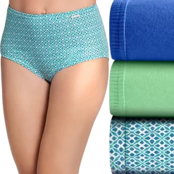 Women's Jockey® Elance 3-Pack Briefs Panty Set 1484 -Hot Sale Adult Shop 1729625 Blue Ribbon