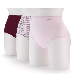 Women's Jockey® Elance 3-Pack Briefs Panty Set 1484 -Hot Sale Adult Shop 1729625 Bordeau Asst