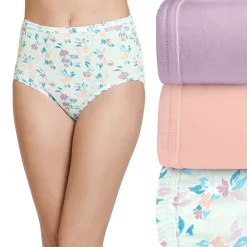 Women's Jockey® Elance 3-Pack Briefs Panty Set 1484 -Hot Sale Adult Shop 1729625 Breezy Bouquet