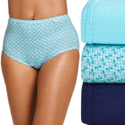 Women's Jockey® Elance 3-Pack Briefs Panty Set 1484 -Hot Sale Adult Shop 1729625 Flutter Asst