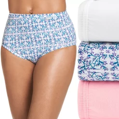 Women's Jockey® Elance 3-Pack Briefs Panty Set 1484 -Hot Sale Adult Shop 1729625 Garden Gate Asst