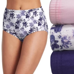 Women's Jockey® Elance 3-Pack Briefs Panty Set 1484 -Hot Sale Adult Shop 1729625 Lilac Meadow Asst