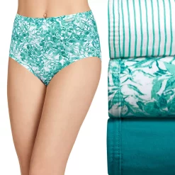Women's Jockey® Elance 3-Pack Briefs Panty Set 1484 -Hot Sale Adult Shop 1729625 Magnolia Leaves