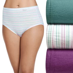 Women's Jockey® Elance 3-Pack Briefs Panty Set 1484 -Hot Sale Adult Shop 1729625 Prestigious Stripe