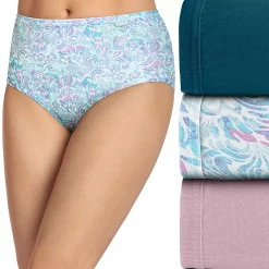 Women's Jockey® Elance 3-Pack Briefs Panty Set 1484 -Hot Sale Adult Shop 1729625 Really Teal Asst