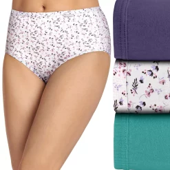 Women's Jockey® Elance 3-Pack Briefs Panty Set 1484 -Hot Sale Adult Shop 1729625 Thai Teal Asst