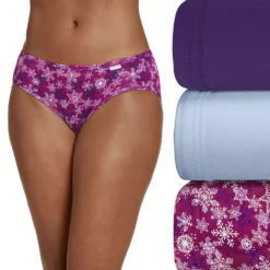 Women's Jockey® Supersoft 3-pk. Bikini Panty Set 2070 -Hot Sale Adult Shop 1729678 Frosted Snowflakes