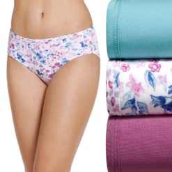 Women's Jockey® Supersoft 3-pk. Bikini Panty Set 2070 -Hot Sale Adult Shop 1729678 Vivid Meadow