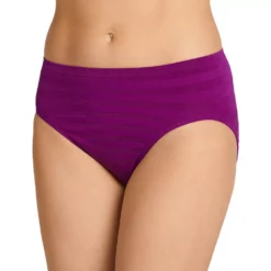 Women's Jockey® Comfies Matte & Shine Seamless Hi-Cut Panty 1306 -Hot Sale Adult Shop 1730434 Berry