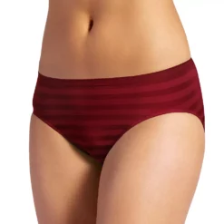 Women's Jockey® Comfies Matte & Shine Seamless Hi-Cut Panty 1306 -Hot Sale Adult Shop 1730434 Bourdeaux Red