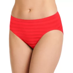 Women's Jockey® Comfies Matte & Shine Seamless Hi-Cut Panty 1306 -Hot Sale Adult Shop 1730434 Cerise Red