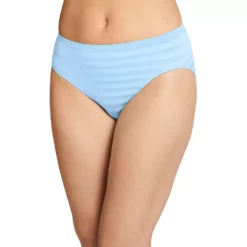 Women's Jockey® Comfies Matte & Shine Seamless Hi-Cut Panty 1306 -Hot Sale Adult Shop 1730434 Cosmos Blue
