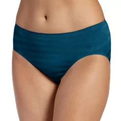Women's Jockey® Comfies Matte & Shine Seamless Hi-Cut Panty 1306 -Hot Sale Adult Shop 1730434 Deep Sea Glass