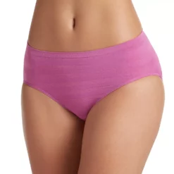 Women's Jockey® Comfies Matte & Shine Seamless Hi-Cut Panty 1306 -Hot Sale Adult Shop 1730434 Faded Fuchsia