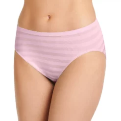 Women's Jockey® Comfies Matte & Shine Seamless Hi-Cut Panty 1306 -Hot Sale Adult Shop 1730434 Faded Mauve