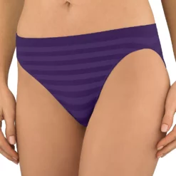 Women's Jockey® Comfies Matte & Shine Seamless Hi-Cut Panty 1306
