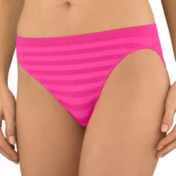 Women's Jockey® Comfies Matte & Shine Seamless Hi-Cut Panty 1306 -Hot Sale Adult Shop 1730434 Fuchsia Berry