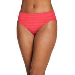 Women's Jockey® Comfies Matte & Shine Seamless Hi-Cut Panty 1306 -Hot Sale Adult Shop 1730434 Hubble Pink