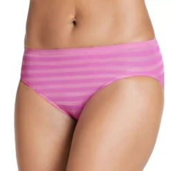 Women's Jockey® Comfies Matte & Shine Seamless Hi-Cut Panty 1306 -Hot Sale Adult Shop 1730434 Lavender Scent