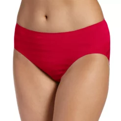 Women's Jockey® Comfies Matte & Shine Seamless Hi-Cut Panty 1306 -Hot Sale Adult Shop 1730434 Lipstick