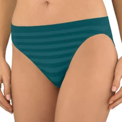 Women's Jockey® Comfies Matte & Shine Seamless Hi-Cut Panty 1306 -Hot Sale Adult Shop 1730434 Ocean Wave