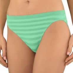 Women's Jockey® Comfies Matte & Shine Seamless Hi-Cut Panty 1306 -Hot Sale Adult Shop 1730434 Teal Breeze