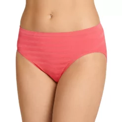 Women's Jockey® Comfies Matte & Shine Seamless Hi-Cut Panty 1306 -Hot Sale Adult Shop 1730434 Tulipa