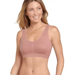 Jockey® Modern Microfiber Seamless Ballet Back Bralette 2405 -Hot Sale Adult Shop 2026494 Nude Plum