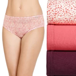 Women's Jockey® Elance 3-Pack Hipster Panty Set 1488 -Hot Sale Adult Shop 223921 Apple Blossom