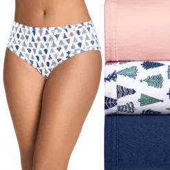 Women's Jockey® Elance 3-Pack Hipster Panty Set 1488 -Hot Sale Adult Shop 223921 Pink Trees