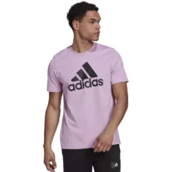Men's adidas Classic Badge of Sport Tee -Hot Sale Adult Shop 2592871 Bliss Lilac