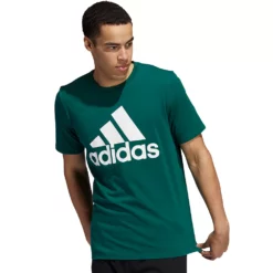 Men's adidas Classic Badge of Sport Tee -Hot Sale Adult Shop 2592871 Focus Olive