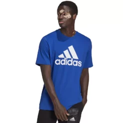 Men's adidas Classic Badge of Sport Tee -Hot Sale Adult Shop 2592871 Team Royal