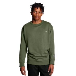 Men's Champion® Fleece Powerblend Sweatshirt -Hot Sale Adult Shop 2874625 Cargo Olive