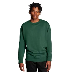Men's Champion® Fleece Powerblend Sweatshirt -Hot Sale Adult Shop 2874625 Dark Green