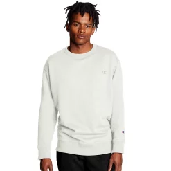 Men's Champion® Fleece Powerblend Sweatshirt -Hot Sale Adult Shop 2874625 Natural