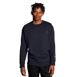 Men's Champion® Fleece Powerblend Sweatshirt -Hot Sale Adult Shop 2874625 Navy Heather