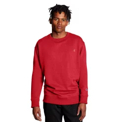 Men's Champion® Fleece Powerblend Sweatshirt -Hot Sale Adult Shop 2874625 Team Red Scarlet