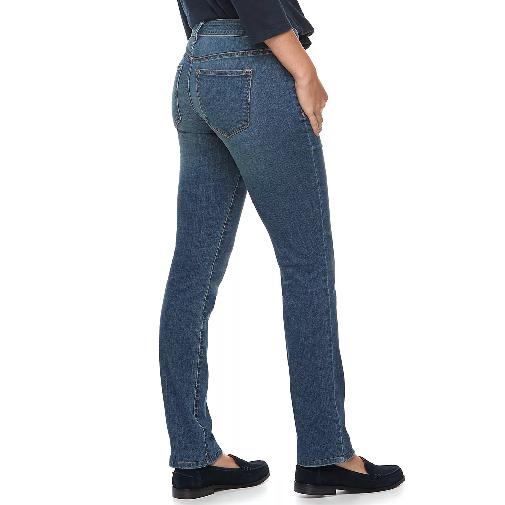 Women's Sonoma Goods For Life® Supersoft Midrise Straight-Leg Jeans 11 Women's Sonoma Goods For Life® Supersoft Midrise Straight-Leg Jeans - Image 11
