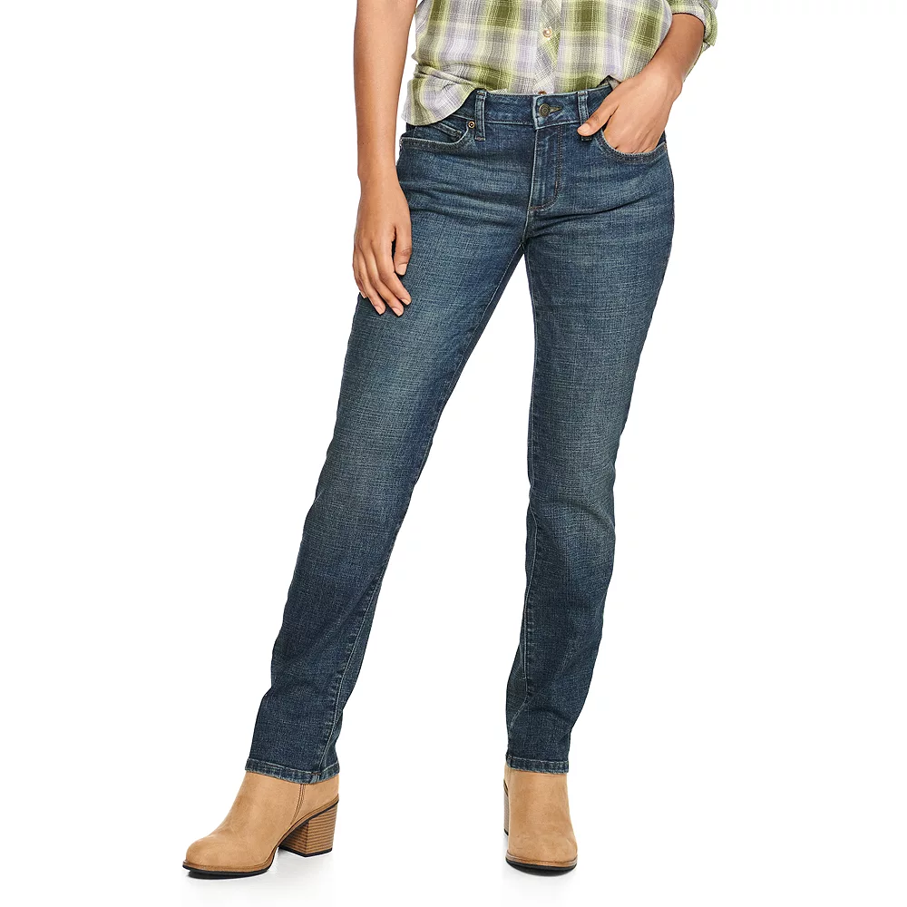 Women's Sonoma Goods For Life® Supersoft Midrise Straight-Leg Jeans 10 Women's Sonoma Goods For Life® Supersoft Midrise Straight-Leg Jeans - Image 10