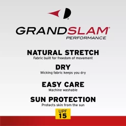 Big & Tall Grand Slam Off Course Regular-Fit Striped Performance Golf Polo -Hot Sale Adult Shop 3114981 ALT6