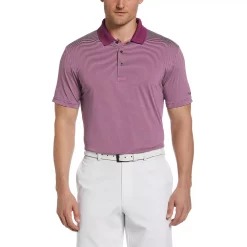 Big & Tall Grand Slam Off Course Regular-Fit Striped Performance Golf Polo -Hot Sale Adult Shop 3114981 Grape Kiss