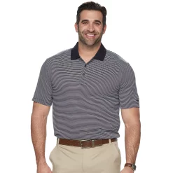 Big & Tall Grand Slam Off Course Regular-Fit Striped Performance Golf Polo -Hot Sale Adult Shop 3114981 True Navy