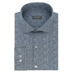 Men's Van Heusen Slim-Fit Traveler Hidden Button-Down Collar Dress Shirt -Hot Sale Adult Shop 3117049 Asphalt