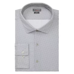 Men's Van Heusen Slim-Fit Traveler Hidden Button-Down Collar Dress Shirt